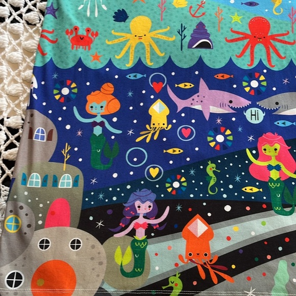 2014 Japan LA for Crowded Teeth underwater cosmos print dress size XS - Picture 5 of 16